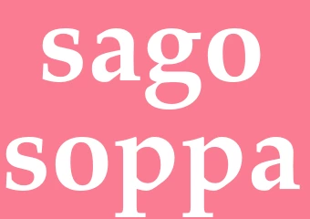 Synonym sagosoppa