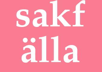 Synonym sakfälla