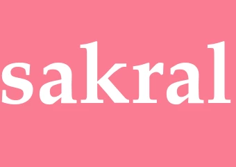 Synonym sakral