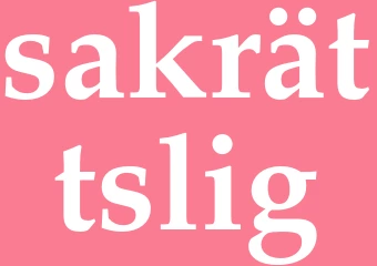Synonym sakrättslig