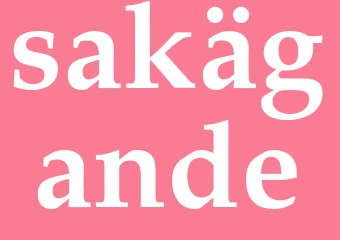 Synonym sakägande