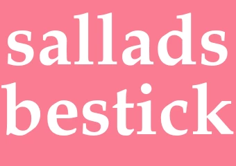 Synonym salladsbestick