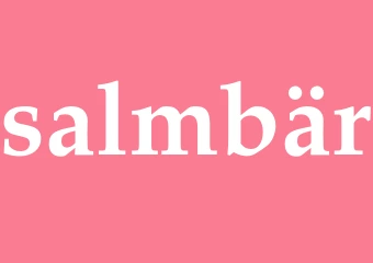 Synonym salmbär
