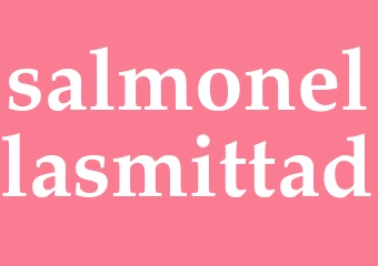 Synonym salmonellasmittad
