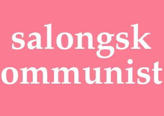 Synonym salongskommunist