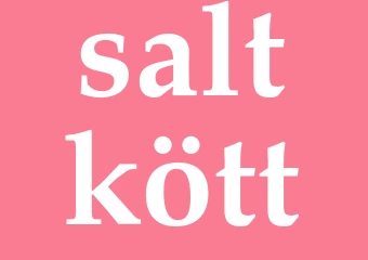 Synonym saltkött