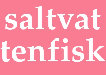Synonym saltvattenfisk