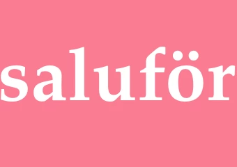 Synonym saluför
