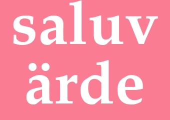 Synonym saluvärde