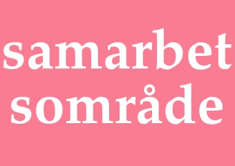 Synonym samarbetsområde