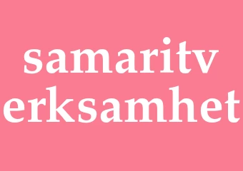 Synonym samaritverksamhet