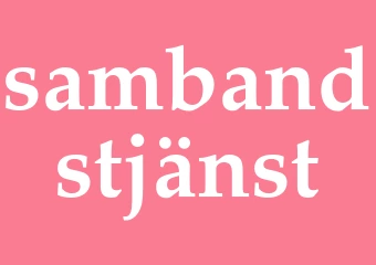 Synonym sambandstjänst