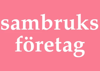 Synonym sambruksföretag