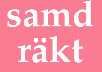 Synonym samdräkt