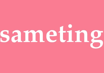 Synonym sameting