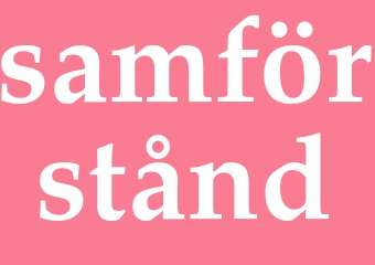 Synonym samförstånd
