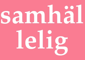 Synonym samhällelig