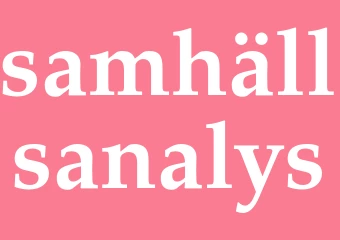 Synonym samhällsanalys