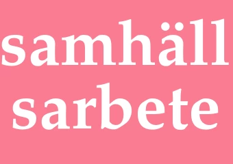 Synonym samhällsarbete