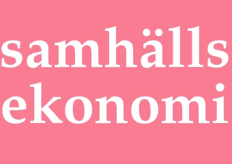 Synonym samhällsekonomi