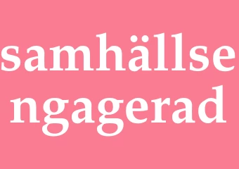 Synonym samhällsengagerad