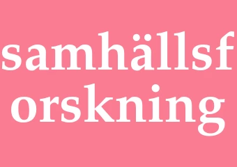 Synonym samhällsforskning