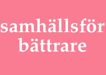 Synonym samhällsförbättrare