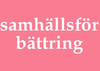 Synonym samhällsförbättring
