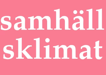 Synonym samhällsklimat