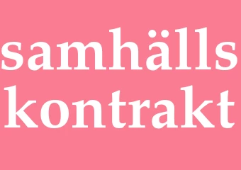Synonym samhällskontrakt