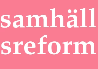 Synonym samhällsreform