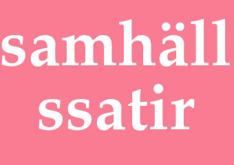 Synonym samhällssatir