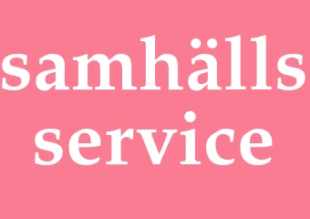 Synonym samhällsservice