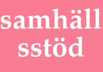 Synonym samhällsstöd