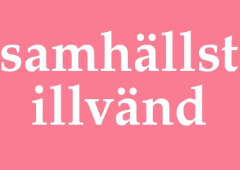 Synonym samhällstillvänd