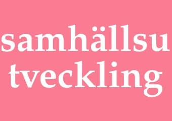 Synonym samhällsutveckling