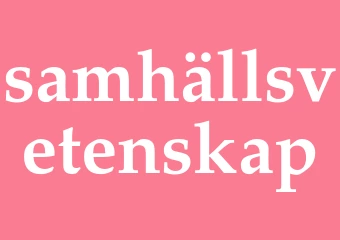 Synonym samhällsvetenskap