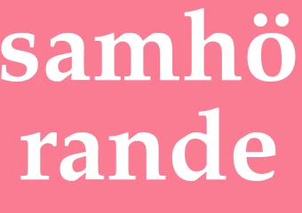Synonym samhörande