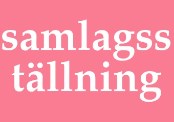 Synonym samlagsställning