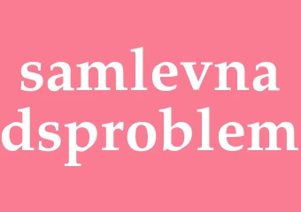 Synonym samlevnadsproblem