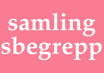 Synonym samlingsbegrepp