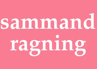 Synonym sammandragning