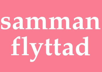 Synonym sammanflyttad