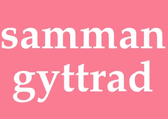 Synonym sammangyttrad