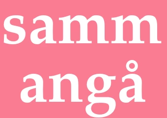 Synonym sammangå