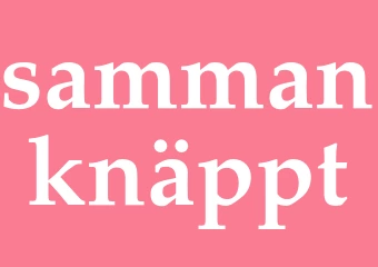 Synonym sammanknäppt