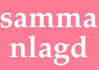 Synonym sammanlagd