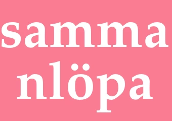 Synonym sammanlöpa