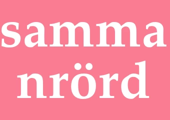 Synonym sammanrörd