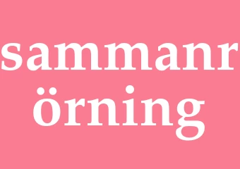 Synonym sammanrörning
